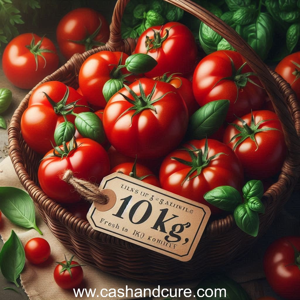 What is found in 1 kg of tomatoes