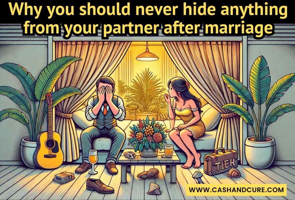 Why you should never hide anything from your partner after marriage